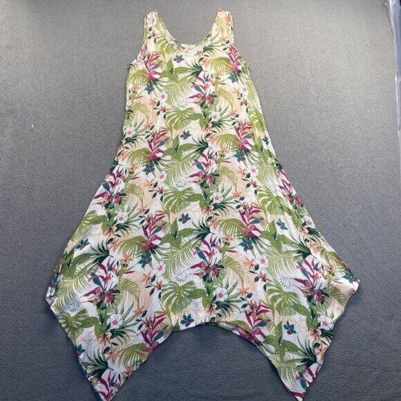 Krazy Kay Women's Dress,Size‎ Small Floral,sleeveless,Preppy,Casual,Lightweight - Picture 1 of 12